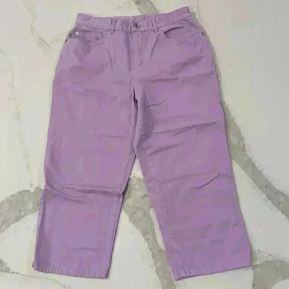 Ralph Lauren Denim - Lauren Jeans Co Ralph Lauren Lavender Purple Cropped Pants Capri Jeans Women’s 6